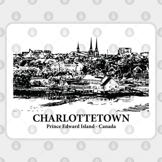 Charlottetown - Prince Edward Island Magnet by Lakeric